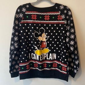 Disney Mickey Christmas Sweatershirt